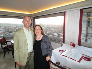 Roman Feast atop Hotel Hassler -- and the best sunset view in Rome