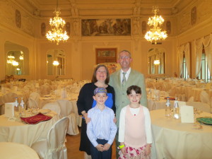 Dining room at Palazzo della Fonte in Fiuggi