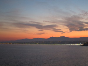 Looking toward Nice, France from Cap Ferrat