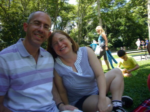 Picnicking in Central Park