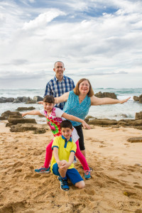 On the beach in Puerto Rico