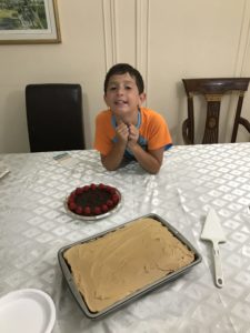 Jeremy celebrating 10th birthday